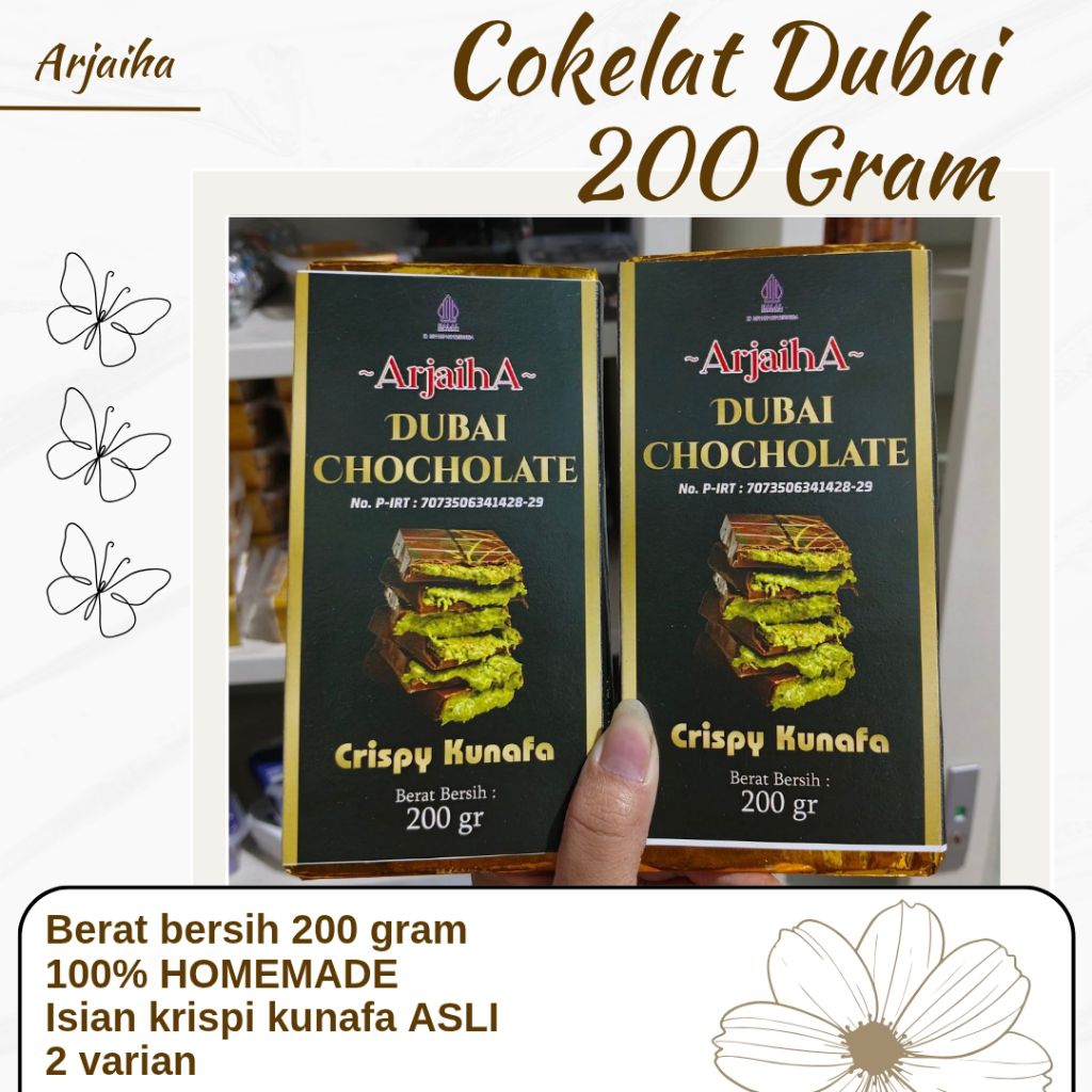 

DUBAI CHOCOLATE KUNAFA KRISPY 200 GRAM