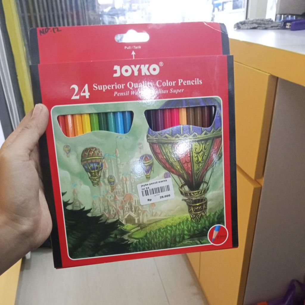 

Joyko pensil warna isi 24 besar