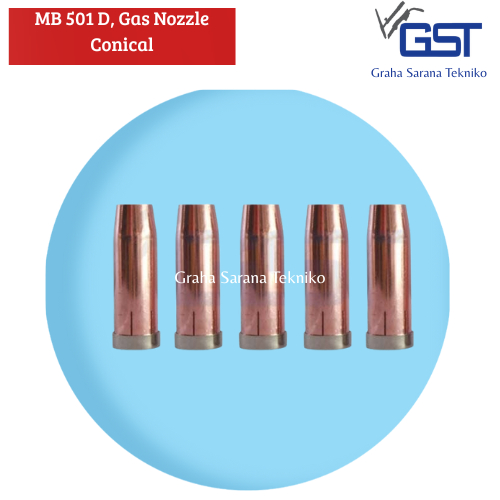 Gas Nozzle Nozel MB 501 D - Conical Nozzle MB501 Good Quality