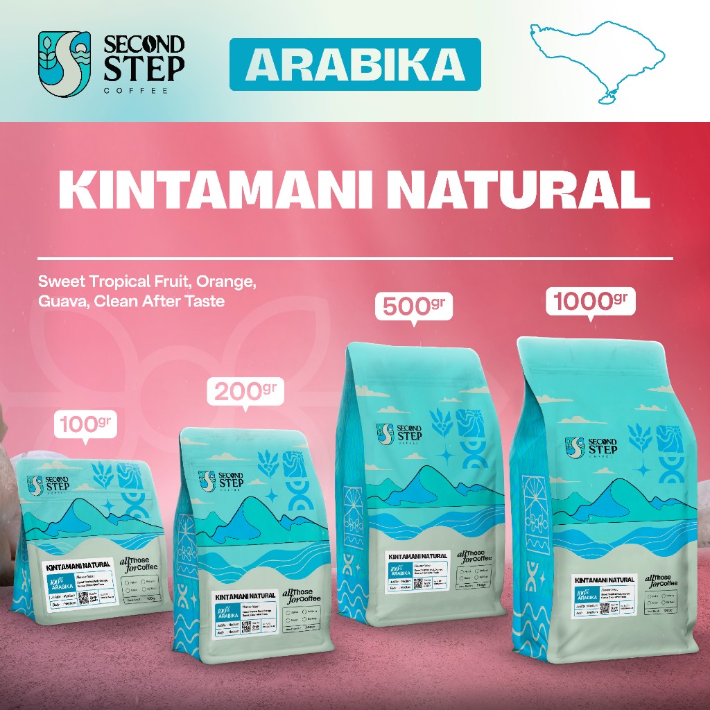

Kopi Arabika Bali Kintamani Natural Arabica Coffee Bean Biji Bubuk