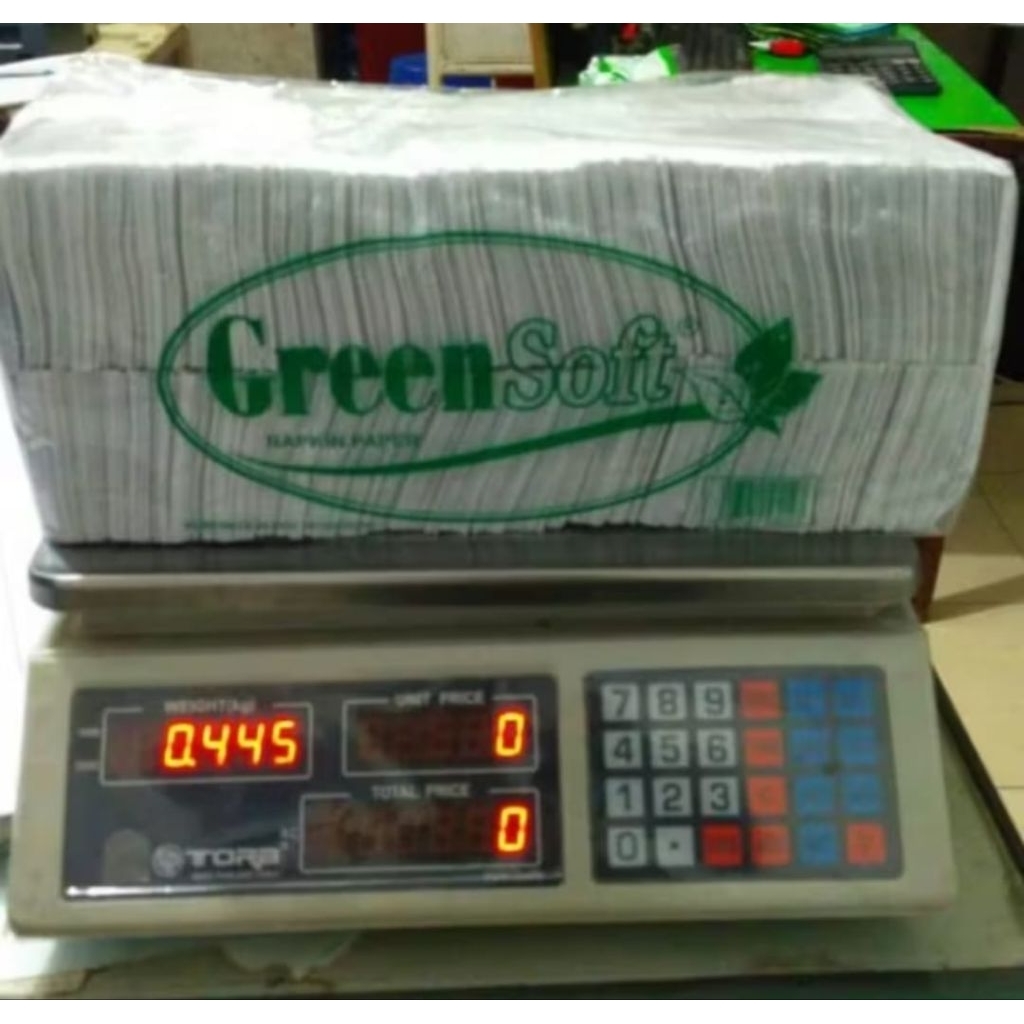 Tissue Green Napkin Kiloan