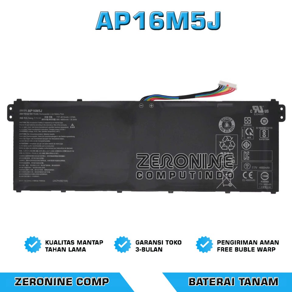 Baterai Battery Acer Aspire 3 A315-41 A314-41 A515-51 AS1-523 AP16M5J