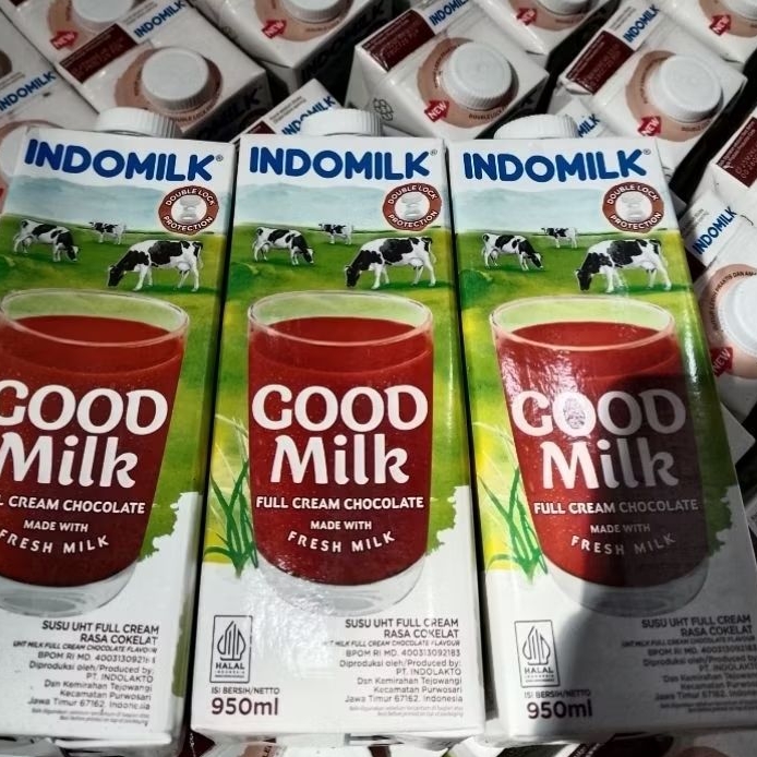 

Susu Indomilk Good Milk coklat 950ml
