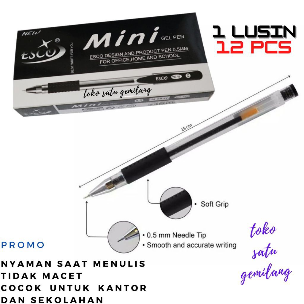 

ESCO Pena Mini Gel Pen 0.5mm