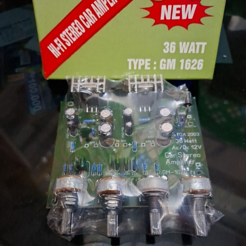kit power stereo ampli mobil 36watt ac dc 12v tda 2003