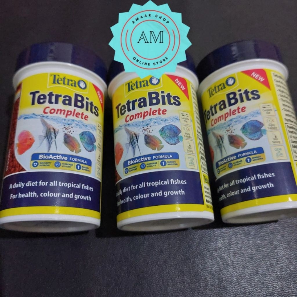 TETRA BITS 30GR 100ML / MAKANAN IKAN TETRA BITS