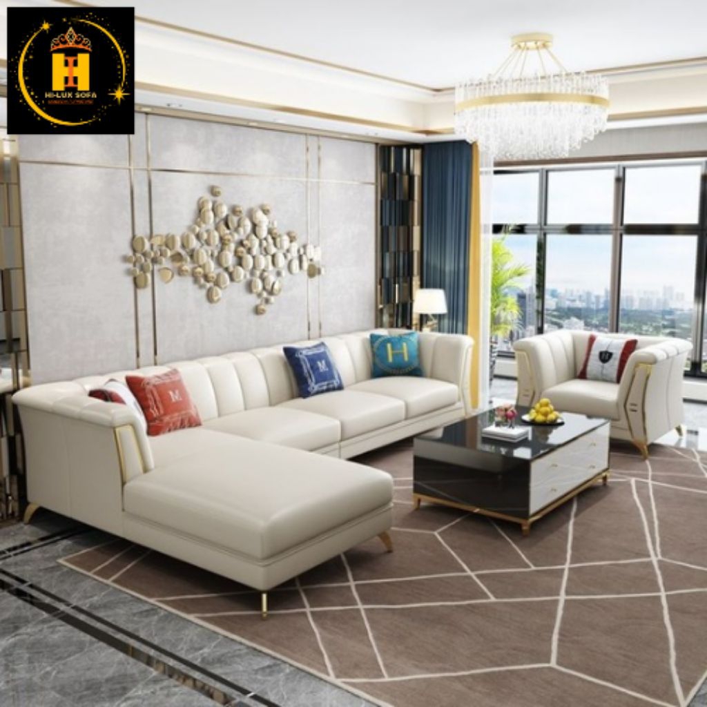 Sofa Modern mewah fullset set meja gaya klasik