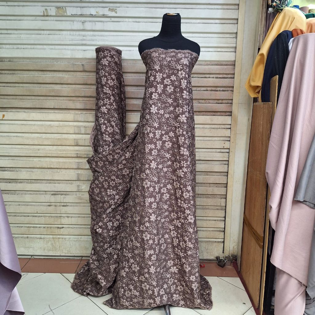 kain bahan jaguar Emboss motif timbul/bahan jaguar fukuro embos premium