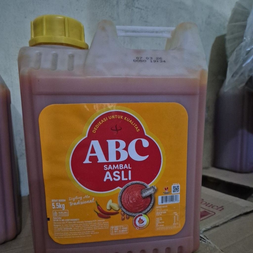 

Abc Saos Sambal Jerigen 5.5 Kg