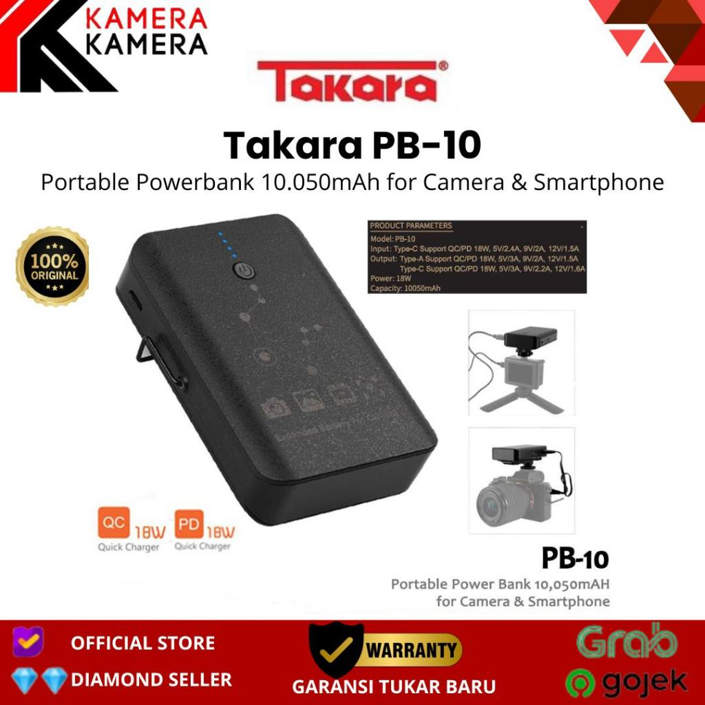 Takara PB-10 Portable Powerbank 10.050mAh for Camera & Smartphone