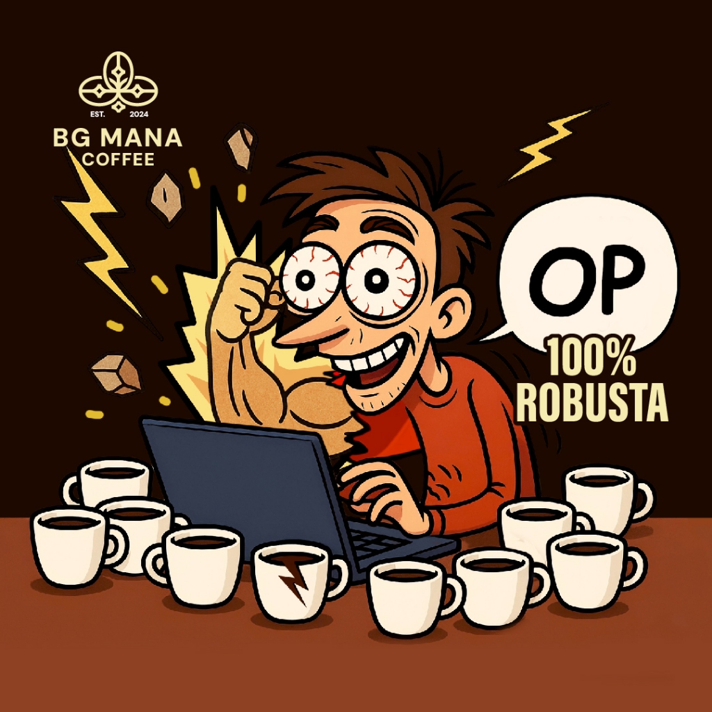 

OP 100% Robusta Biji Kopi / Coffee Beans - BG Mana Coffee