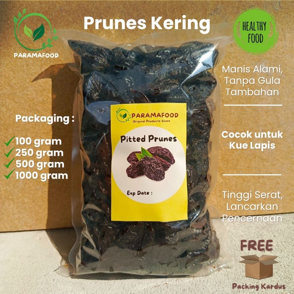 

Prunes Kering Prunes Untuk Kue Lapis Legit 1 kg 500 gram 250 gram 100 gram