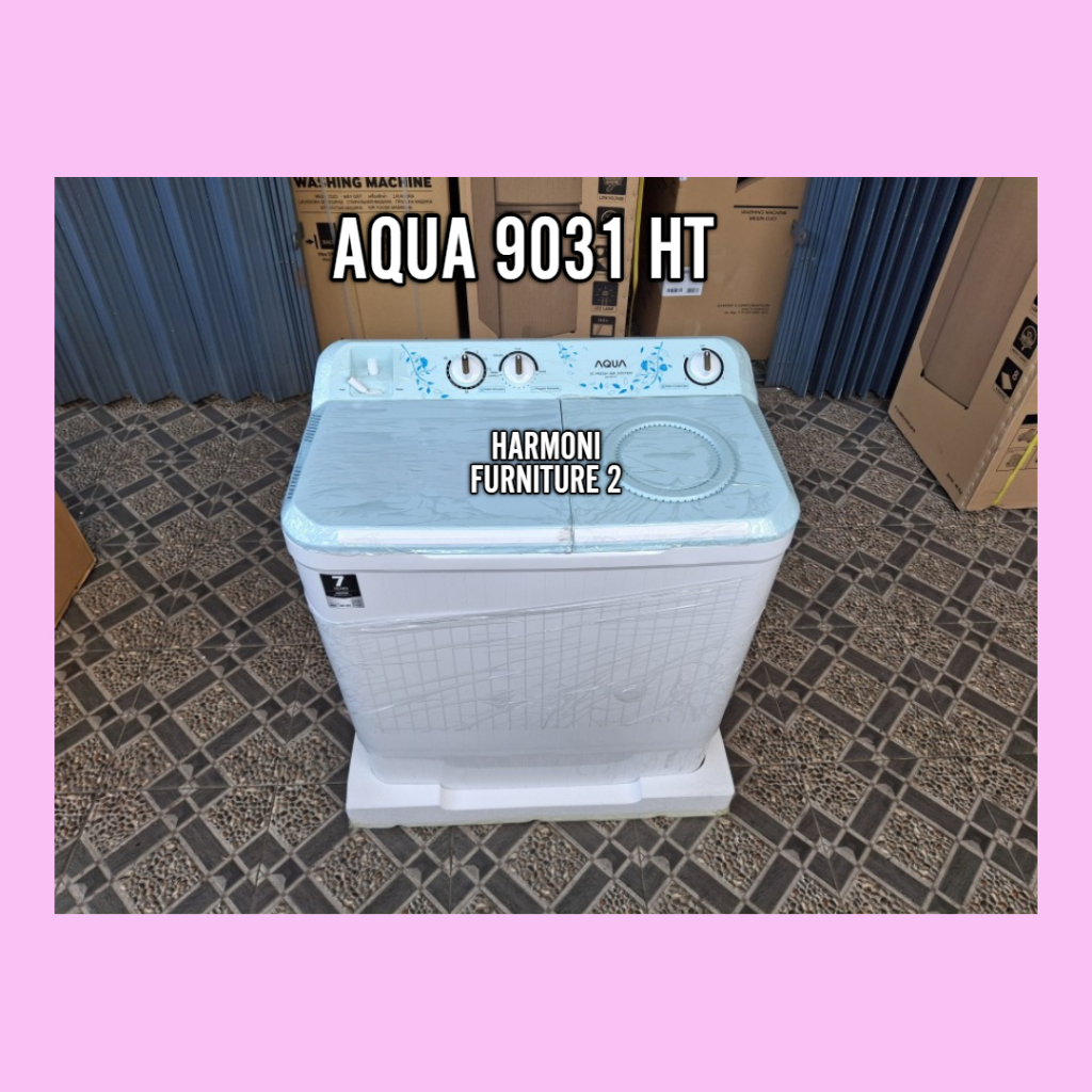 MESIN CUCI AQUA 9.5 KG QW 9031 HT