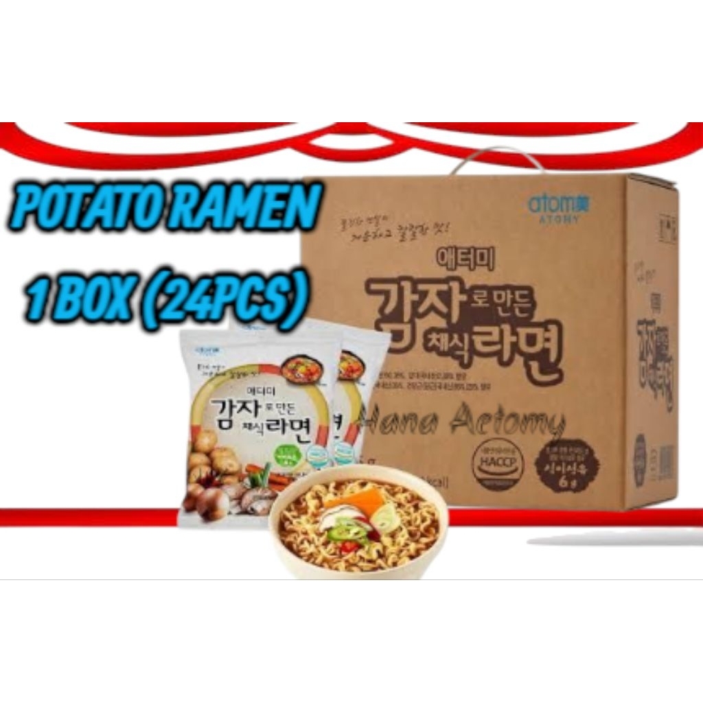 

potato ramen 1 box (24pcs) - mie terbuat dari saripati kentang