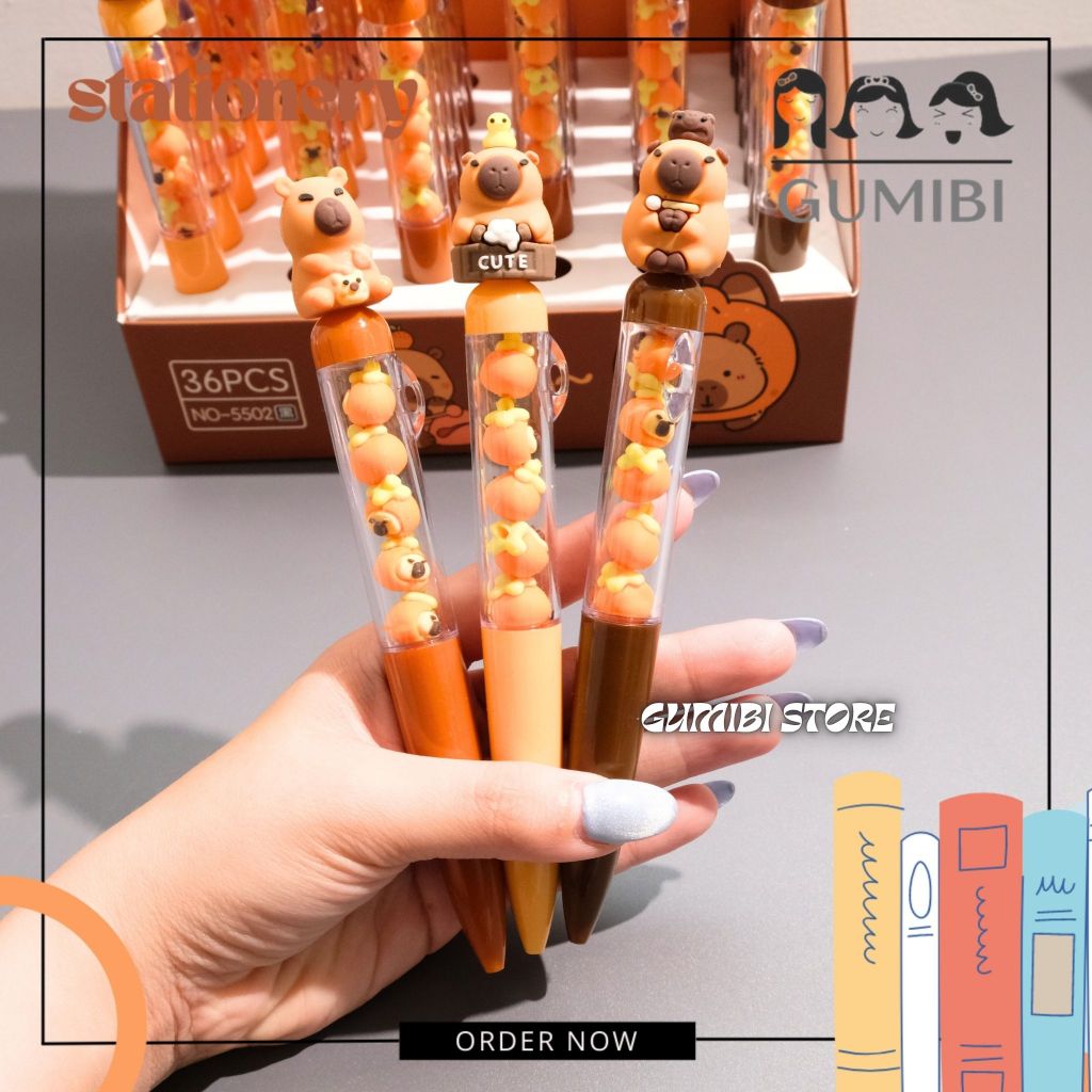 

PULPEN GEL BOLA BOLA CAPYBARA CHILL DAY PREMIUM GEL PEN BOLPEN BALLPOINT CAPYBARA PULPEN KAPIBARA ALAT TULIS SEKOLAH LUCU TERMURAH