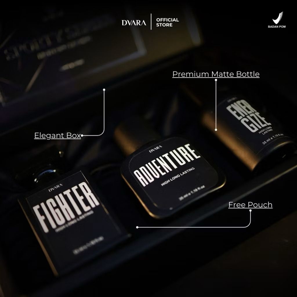 DVARA SPORTY SERIES HIGH LONG LASTING 12 HOURS PARFUM PREMIUM MEWAH TAHAN LAMA