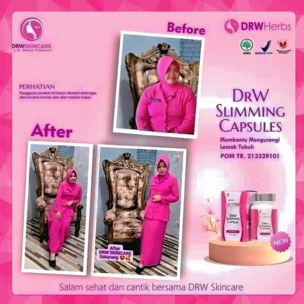 Drw Skincare Kapsul Diet Pelangsing Penurun Berat Badan Penghilang Lemak ORI BPOM [COD OK]