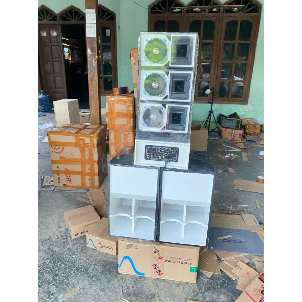 Paket Sound Miniatur 6 inch full ACR siap bunyi