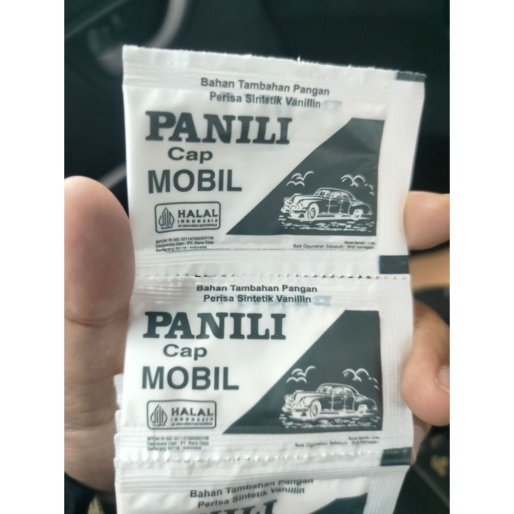 

Panili Cap Mobil 1.4Gr Perisa Sintetik Vanilin