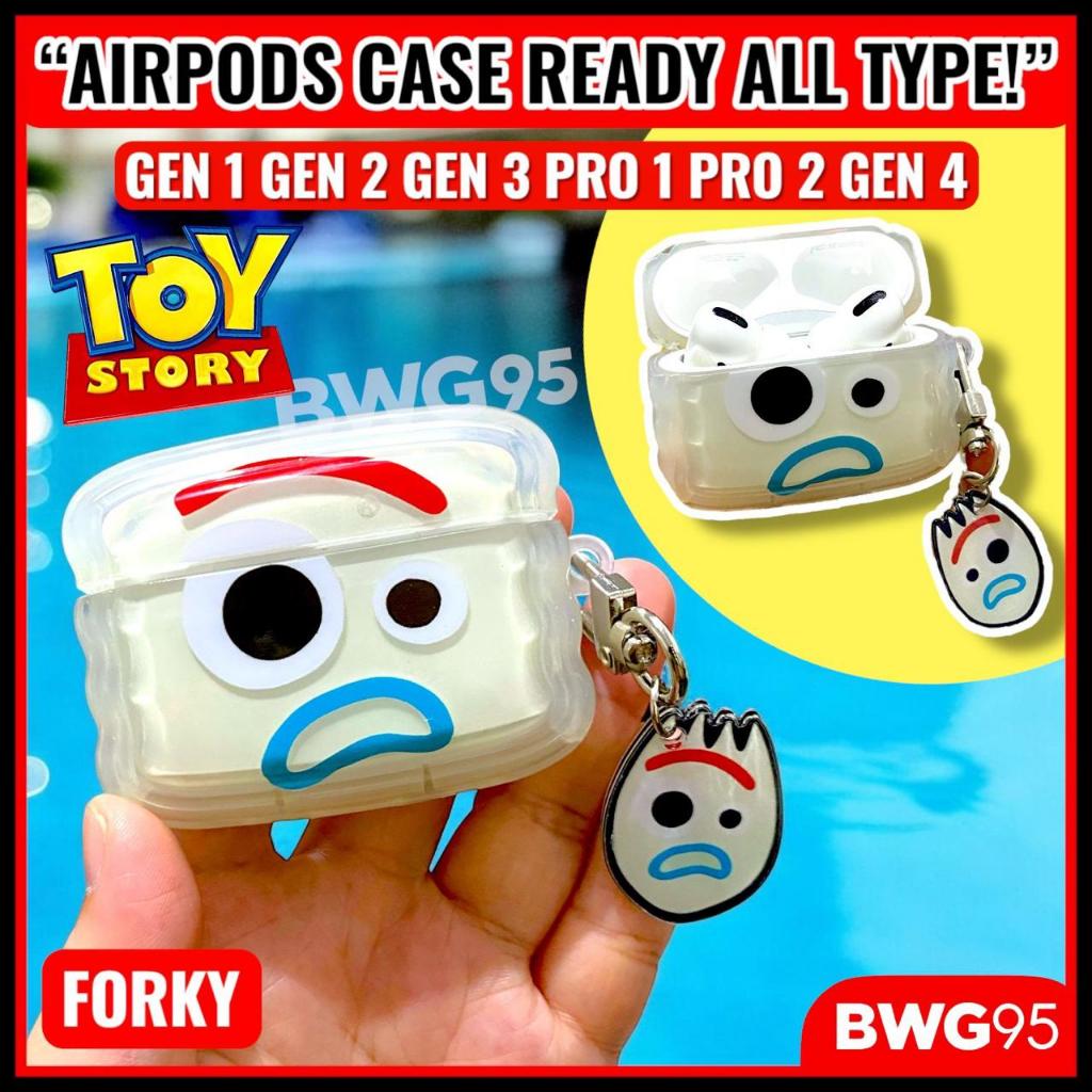 Casing Air Pods Case Toystory Lotso Forky untuk gen 1 2 dan Pro 1 2