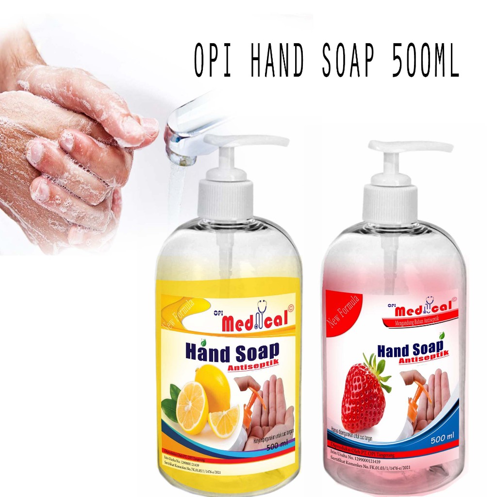 OPI Medical Sabun cuci tangan 500ml Hand soap antiseptik varian wangi 10D546