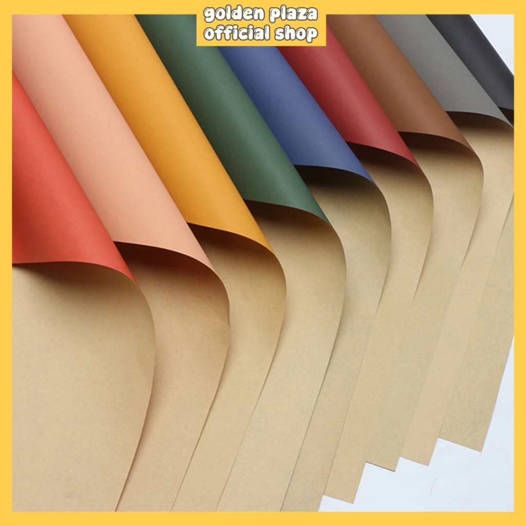 

Flower Wrapping Paper Vintage Cellophane Kertas Buket Bunga Motif Bi Color Vintage Paper KB6317