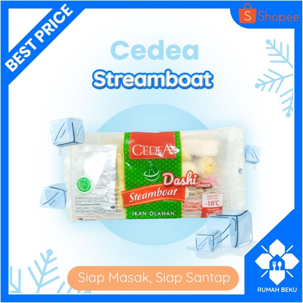 

Streamboat Siap Kukus - Lembut & Gurih - 300gr | Rumah Beku