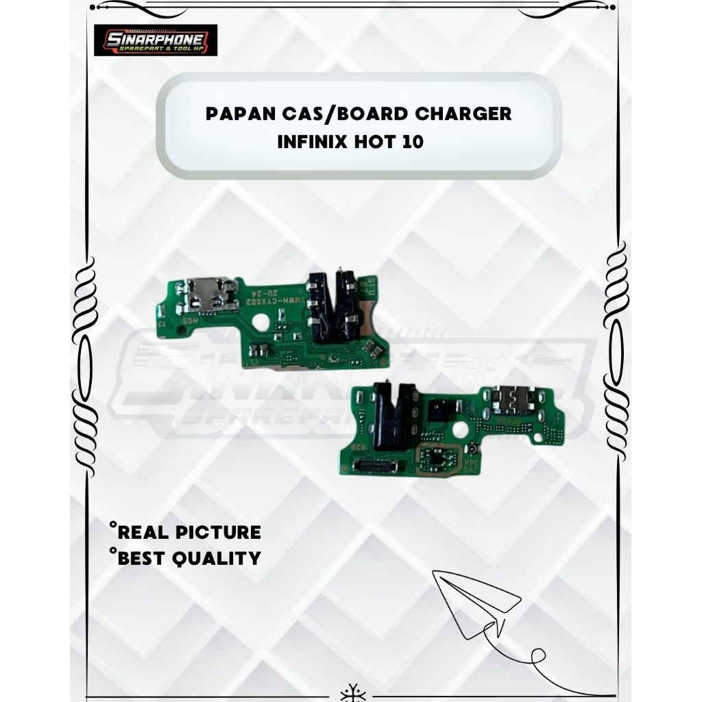 PAPAN CAS/BOARD CHARGER INFINIX HOT 10/HOT 10S/HOT 10i