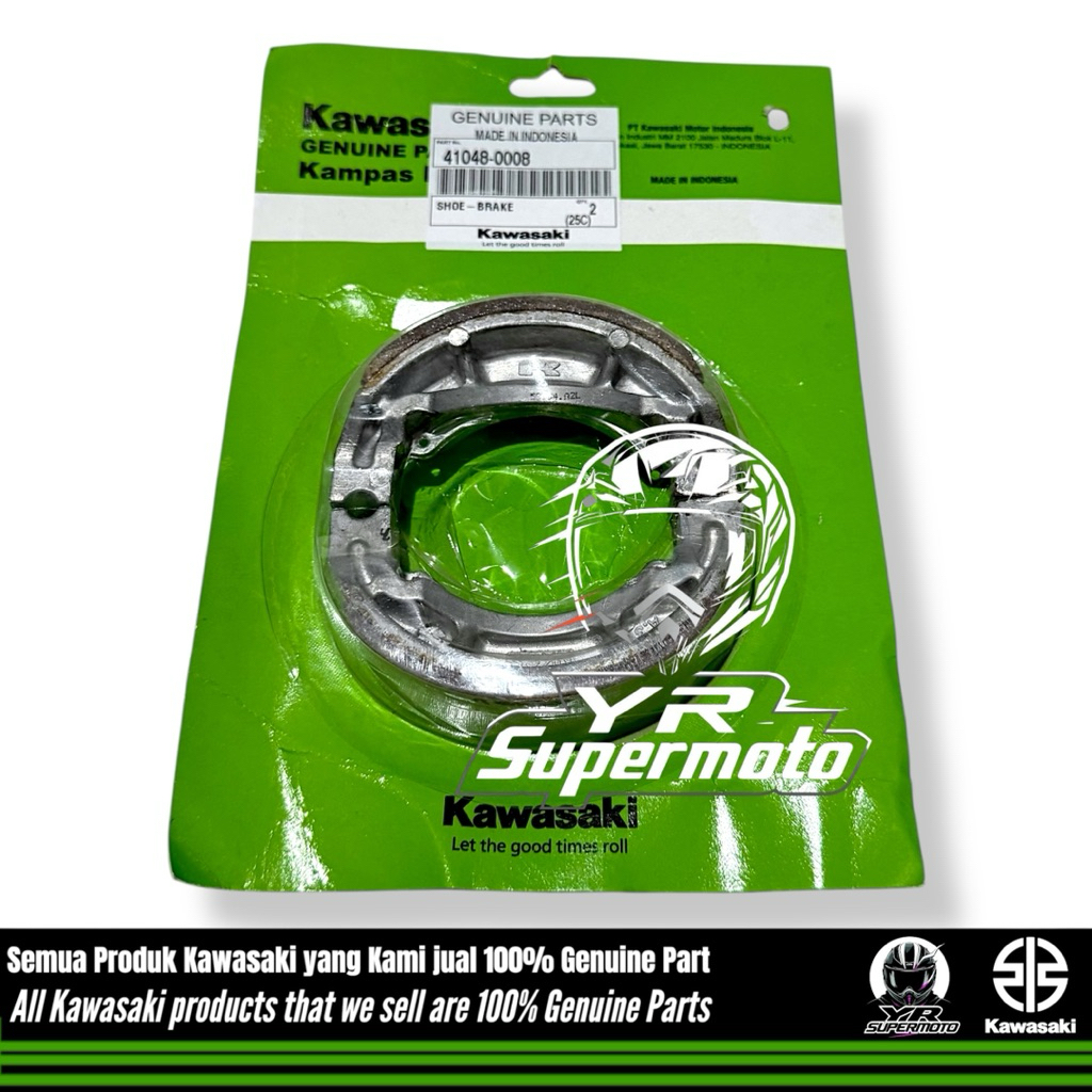 Dispad Kampas Rem Belakang Edge W175 Kawasaki 41048-0008