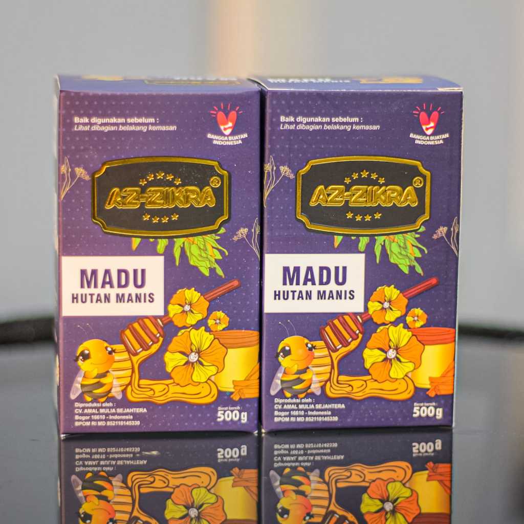 

PAKET 2 BOTOL Madu Az Zikra Az-Zikra AzZikra Hutan Super Manis