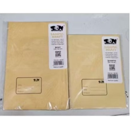 

(1 PACK ISI 20 LEMBAR) SAMPUL BUKU POLOS SON QUARTO BOXY