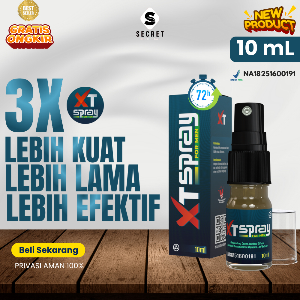 XT SPRAY OBAT KUAT OLES PRIA TAHAN LAMA ASLI ORIGINAL 100% AMPUH TANPA EFEK SAMPING TIDAK PANAS KBAS