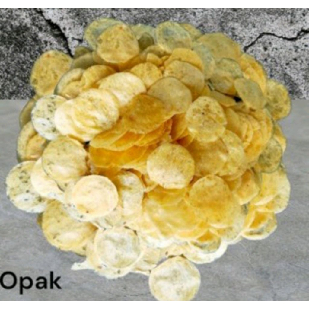 

Opak kecil gurih dan renyah mentah 500 gram