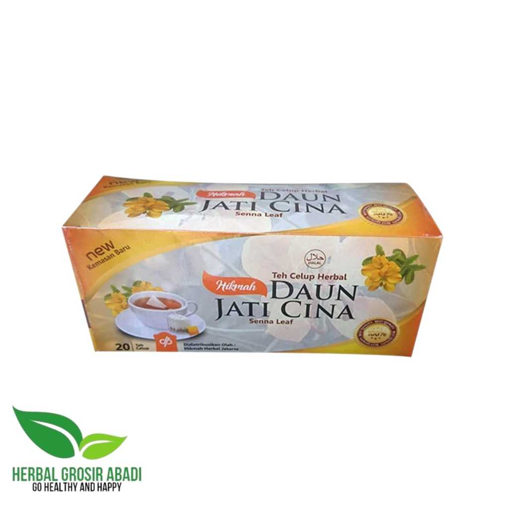 

Teh Celup Daun Jati Cina Senna Leaf Hikmah Isi 20 Original