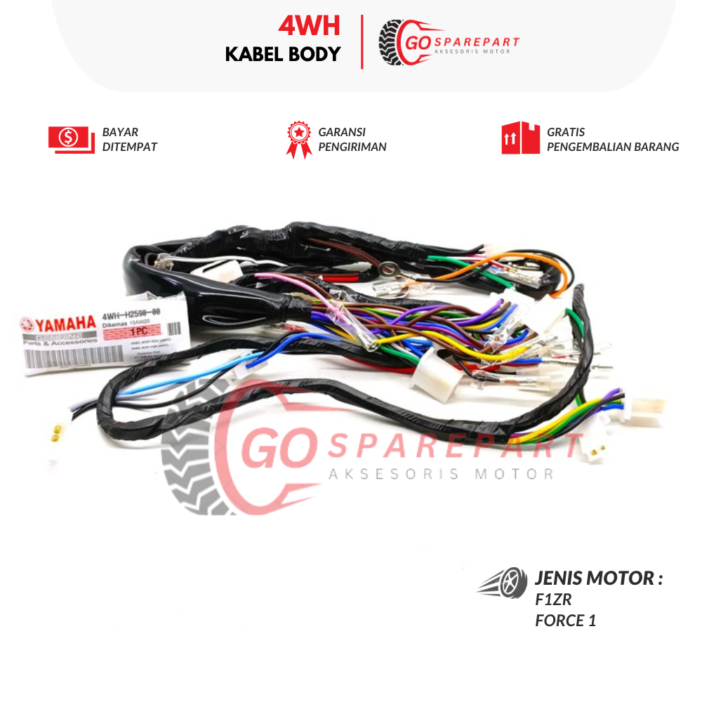 4WH KABEL BODY MOTOR YAMAHA F1ZR / KABEL SET MOTOR F1ZR / WIRING HARNESS MOTOR / KABEL UTAMA / KABEL
