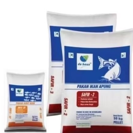 PELET IKAN SAFIR  NILA LELE GURAME REPACK 10KG -3