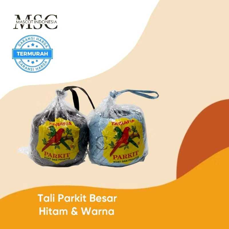 

Tali Rafia Merk Parkit Besar Hitam dan Warna