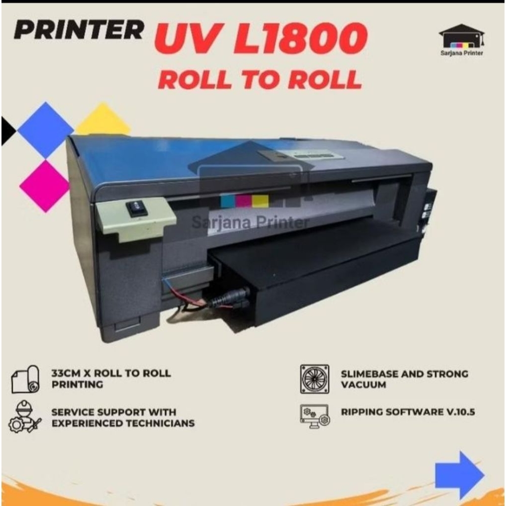 printer UV roll to roll printer sticker printer packaging dengan tinta UV
