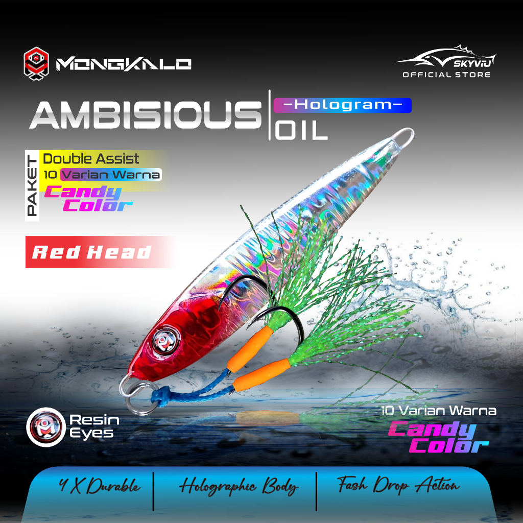 Mongkalo Ambisious Minyak noGID noMotif Candy 30 Red-Head