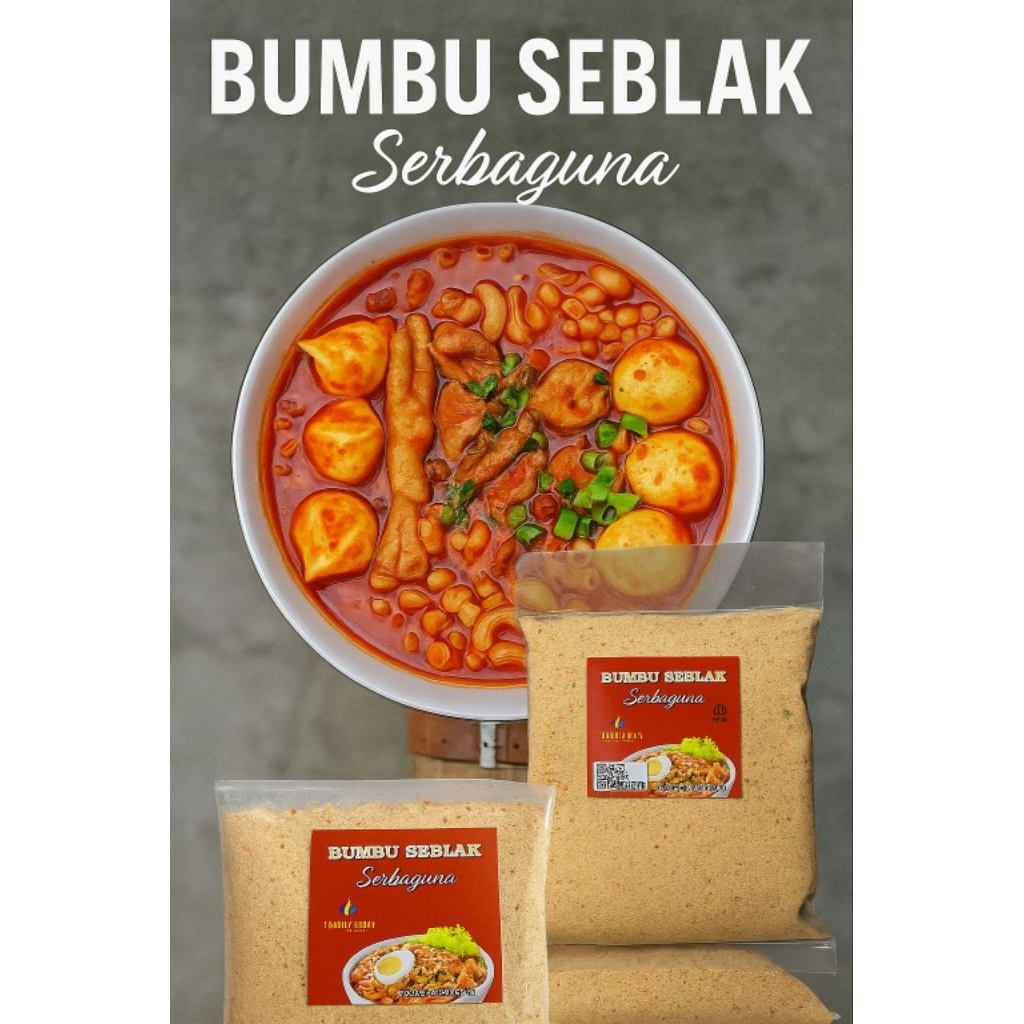 

BUMBU SEBLAK 1 KG MURAH RASA AYAM BAWANG SERBA GUNA BUMBU KALDU AYAM BAWANG SERBAGUNA