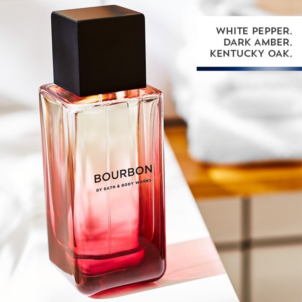 BBW MEN'S COLLECTION BOURBON COLOGNE 100 ML WARM SMOOTH SOPHISTICATED BOURBON WHISKEY SPICED VANILLA