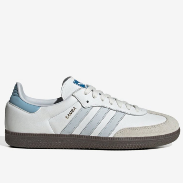 Adidas Samba OG Core White Halo Blue Original / Adidas Samba