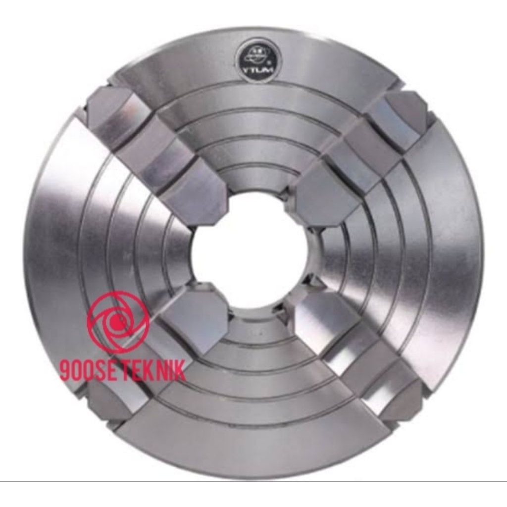 Chuck Bubut 12" 4Jaw (BOLA DUNIA) | Claw Bubut | Catok Kepala Bubut