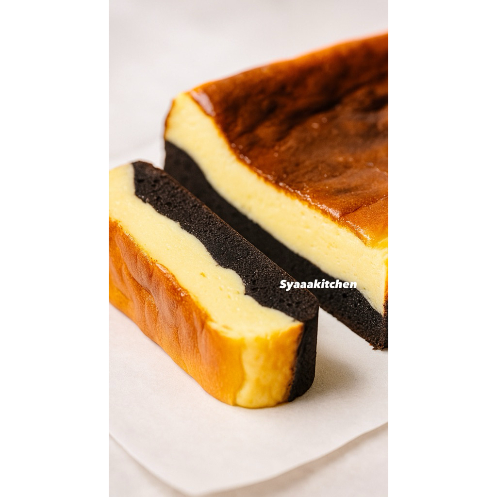 

Brownies Burnt Cheesecake Slice Lumer (bisa dadakan)