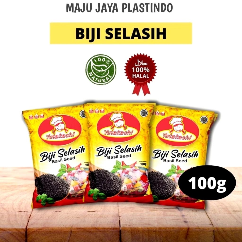 

BIJI SELASIH YUTAKACHI 100 GRAM - BASIL SEED
