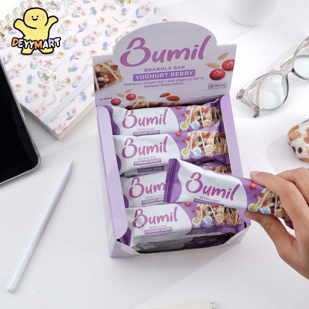 

Bumil Granola Bar Snack Yougurt Berry / Coklat 26gr -Cemilan Ibu Hamil