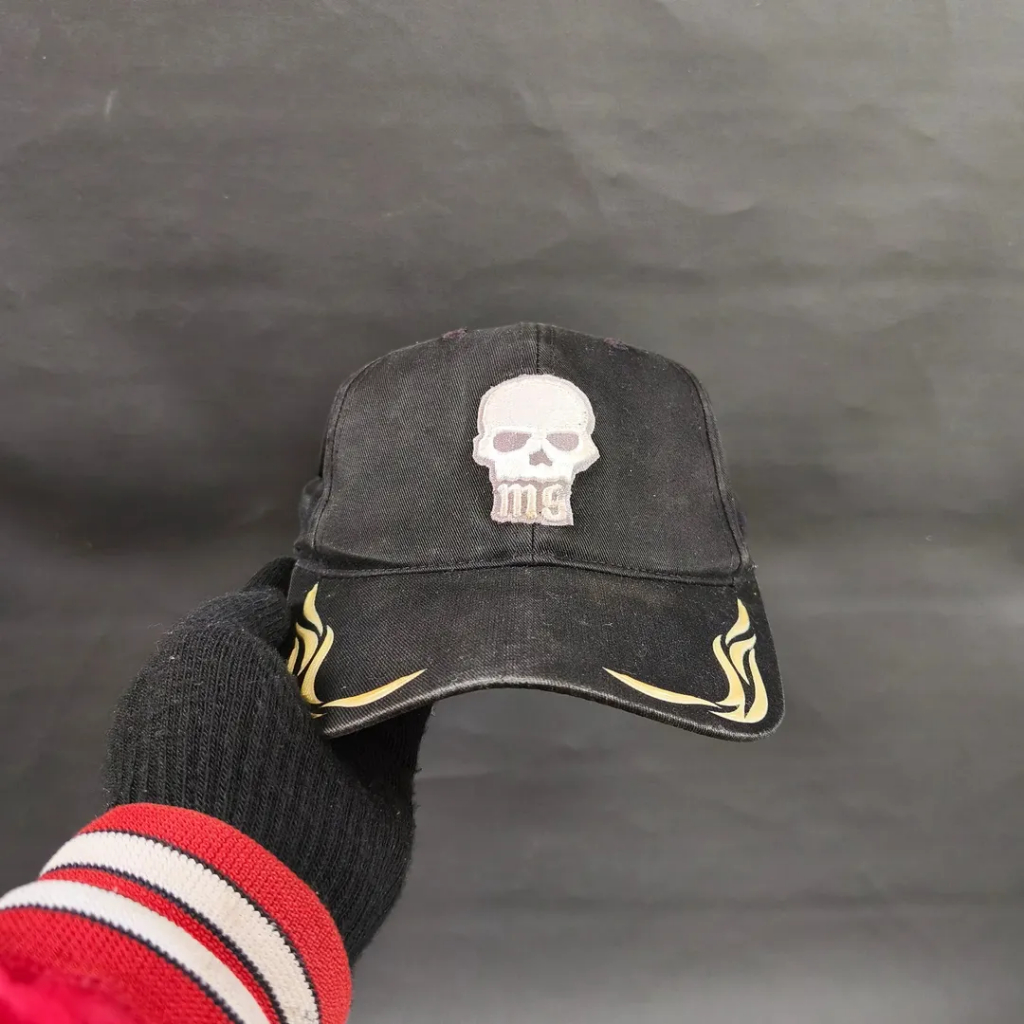 Topi Cap Unisex Pria Wanita MONSTER GARAGE Hitam