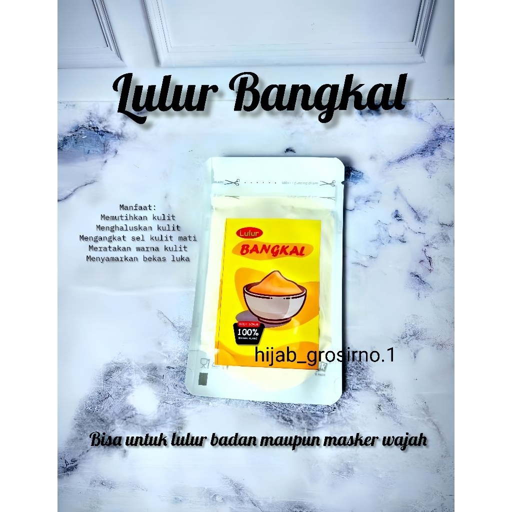 Lulur bangkal / kayu bangkal / lulur viral / lulur organik