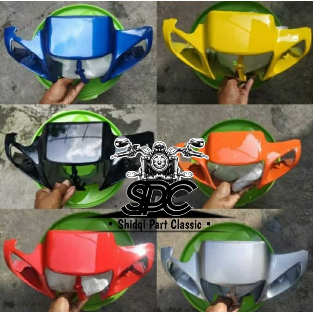 PROMO BISA COD Batok Totok Depan Yamaha Fiz R FizR F1z R Vega R Lama Warna Hitam Glossy Merah Maron 