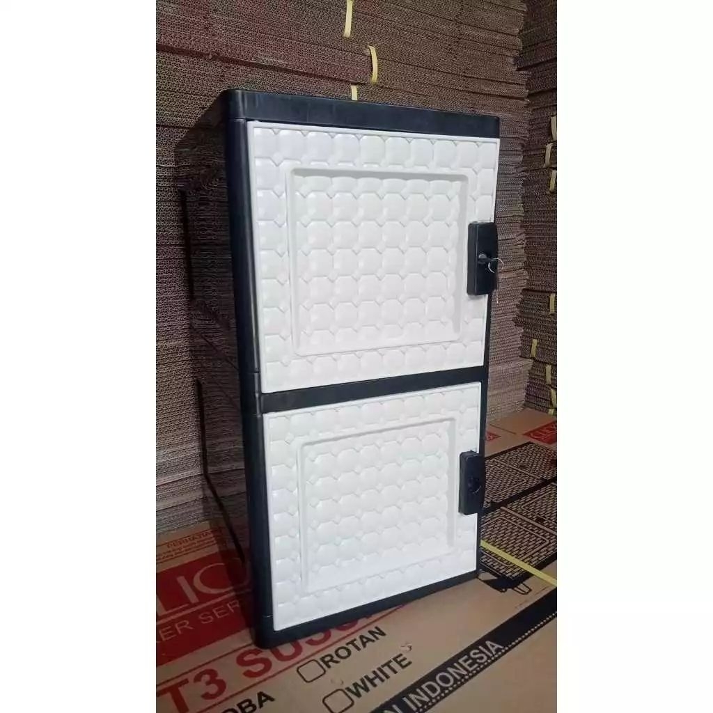 Lemari Plastik Pintu 1 Susun 2 Slap sapparo